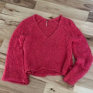 Free People Pink Sweater